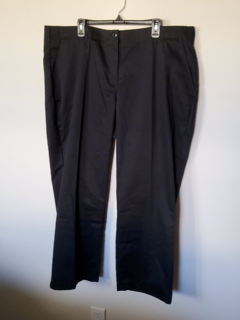 Land's End Black Dress Pants Plus Size 22W